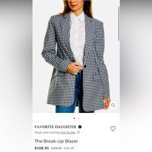 Favorite Daughter “The Break-up Blazer” by Anthropologie in size Medium